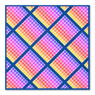 Pixeliger Würfel Regenbogen Retro 80er Gamer Dekor Tapete