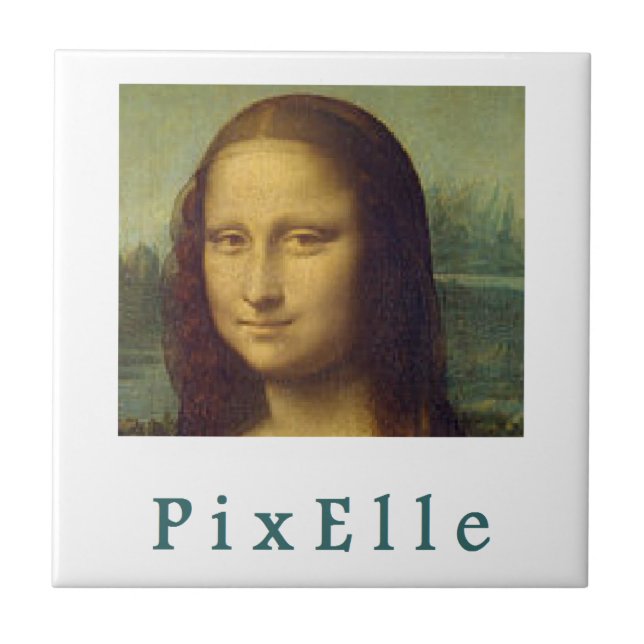 Pixelle Fliese (Vorderseite)