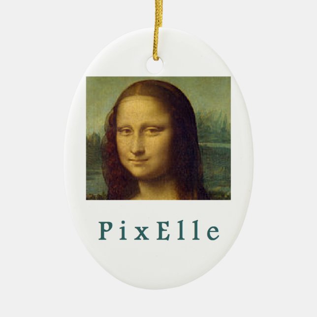 Pixelle Keramikornament (Vorne)