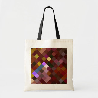 Pixelmuster - braun tragetasche