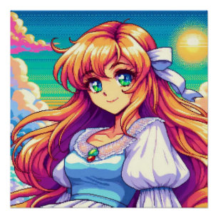 Pixels Pixie Poster