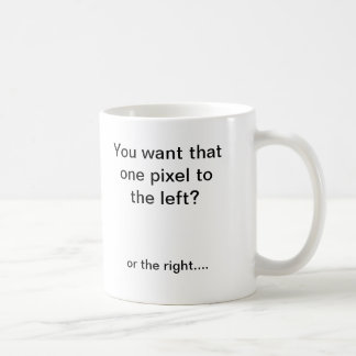Pixelschieber Tasse
