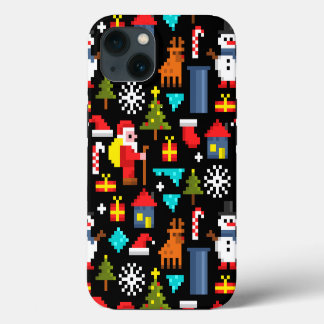 PixelweiWeihnachtsWeihnachtsWeihnachtsWeihnachtsWe iPhone 13 Hülle