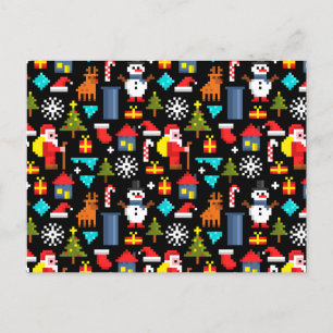 PixelweiWeihnachtsWeihnachtsWeihnachtsWeihnachtsWe Postkarte