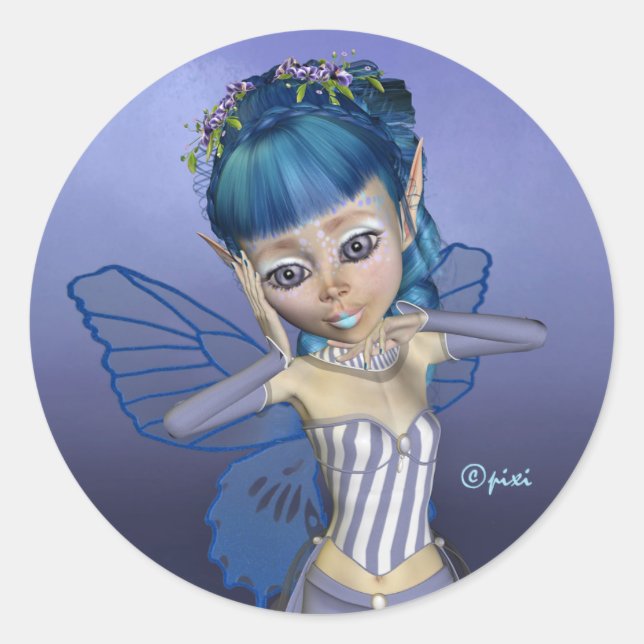 Pixi Blues Stickers (Vorderseite)