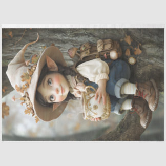 Pixie Beige-Hutpapier Seidenpapier