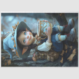 Pixie Blue Hat Pastors Tissue Paper Seidenpapier