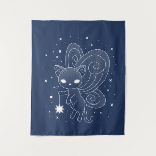Pixie Cat - Fairy Wings Kitty EP Wandteppich
