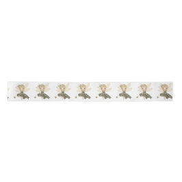 Pixie Fairy Girl mit Sternen Satinband