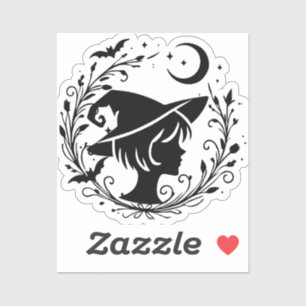 Pixie Hexe Wiccan Magic Hexen Halloween Aufkleber