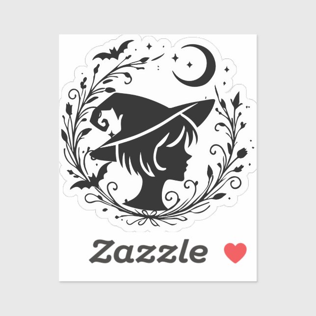 Pixie Hexe Wiccan Magic Hexen Halloween Aufkleber (Blatt)