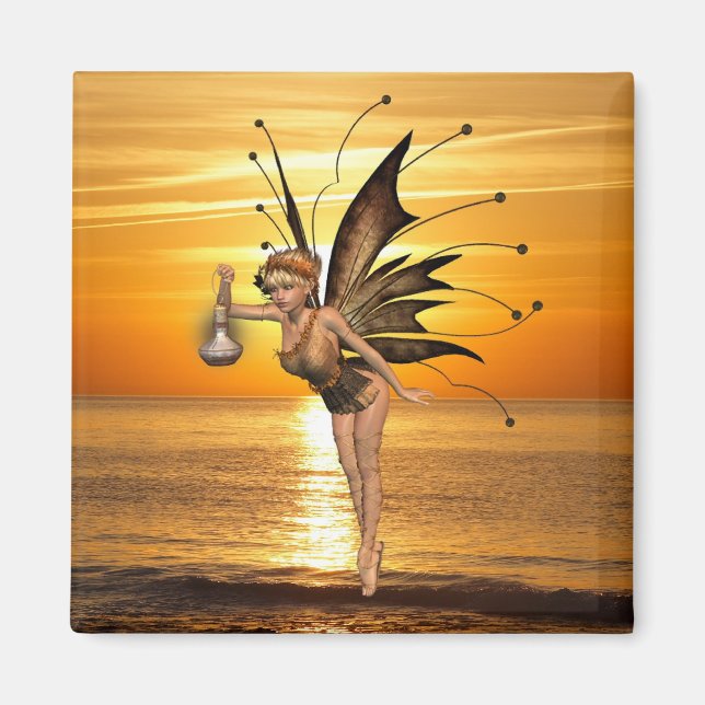 Pixie Lantern Magnet (Vorne)