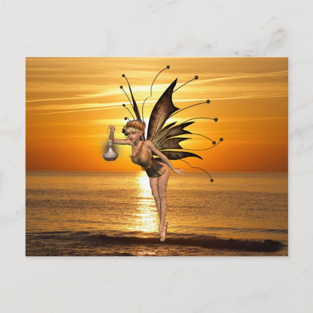 Pixie Lantern Postkarte (Vorderseite)