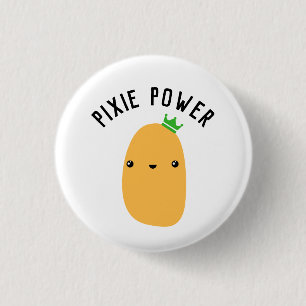 Pixie Power Abzeichen Button