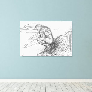 Pixie Staub im Wind Leinwanddruck