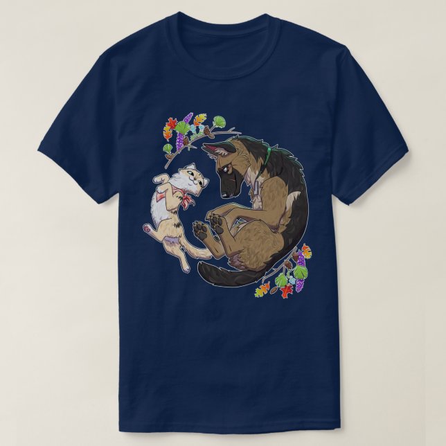 Pixie und Brutus Natural Flow T-Shirt (Design vorne)