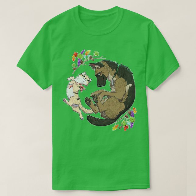 Pixie und Brutus Natural Flow T-Shirt (Design vorne)