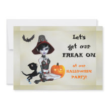 Pixie Witch Freak im Halloween-Party