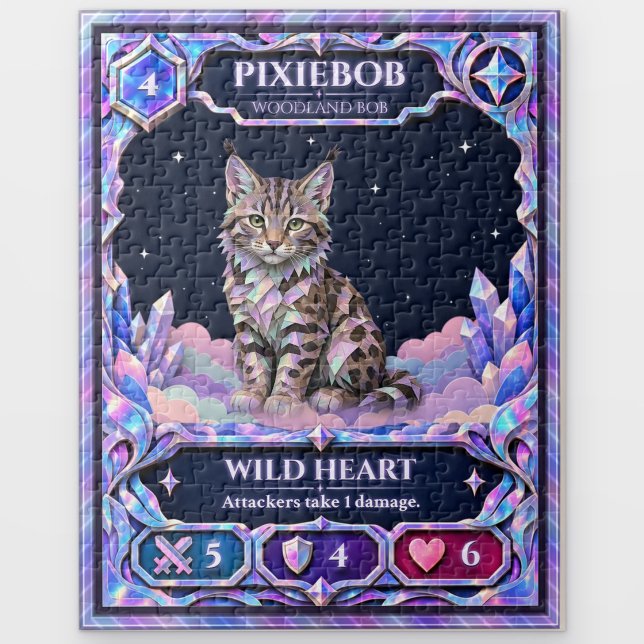 Pixiebob-Katze, Regenbogenfolien-Kunst Puzzle (Von Creator hochgeladen)