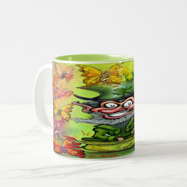 Pixies Rainbow Zwei-Tone-Kaffeepause Tasse (Vorderseite Links)