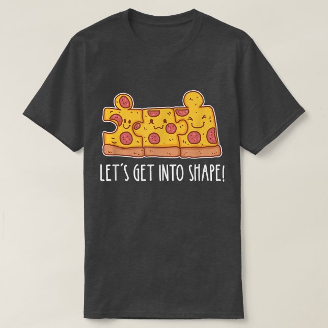 Pizza176 Pizza für niedliche Fleischliebhaber T-Shirt (Design vorne)