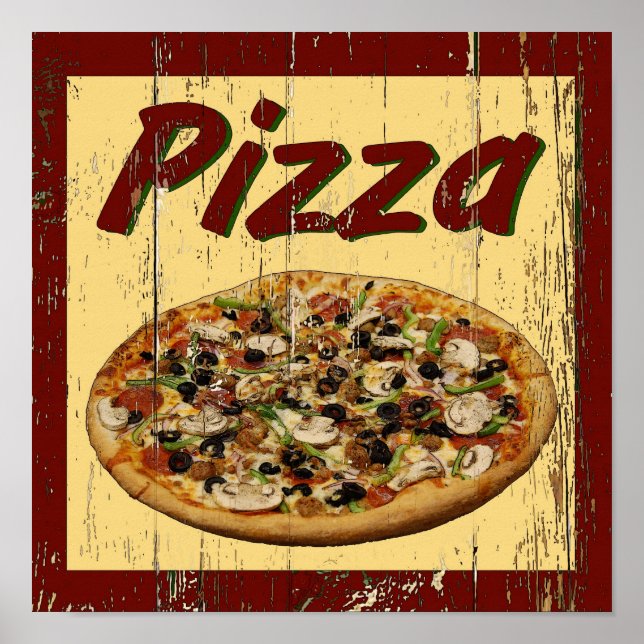 Pizza 1 poster (Vorne)