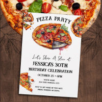 Pizza 40. Geburtstags-Party