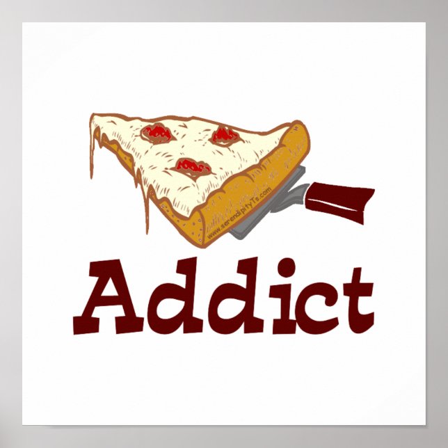 Pizza Addict Poster (Vorne)
