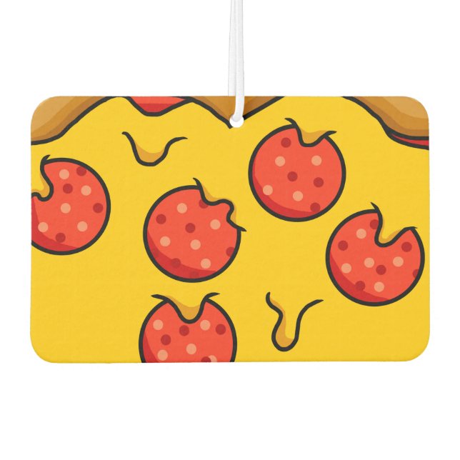 Pizza Air Freshener Autolufterfrischer (Vorderseite)