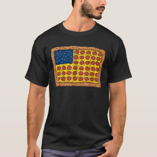 Pizza American Flag 4. Juli Funny Food Boys Gi T-Shirt