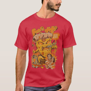 Pizza-Angriff Familie T-Shirt