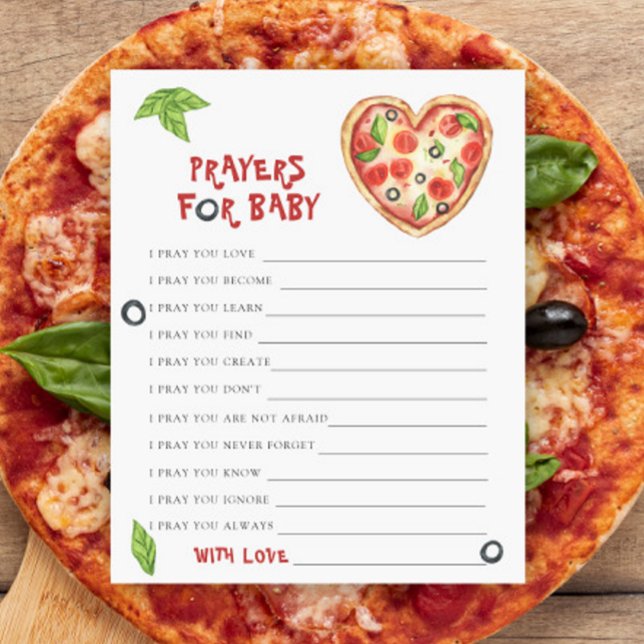 Pizza Baby Dusche - Gebete für das Baby (Von Creator hochgeladen)