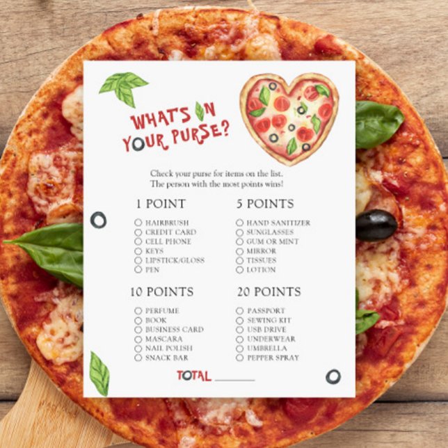 Pizza Baby Dusche - Was ist in Ihrem Handtaschensp (Von Creator hochgeladen)