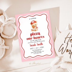 Pizza-Baby-Shower-Einladung Einladung