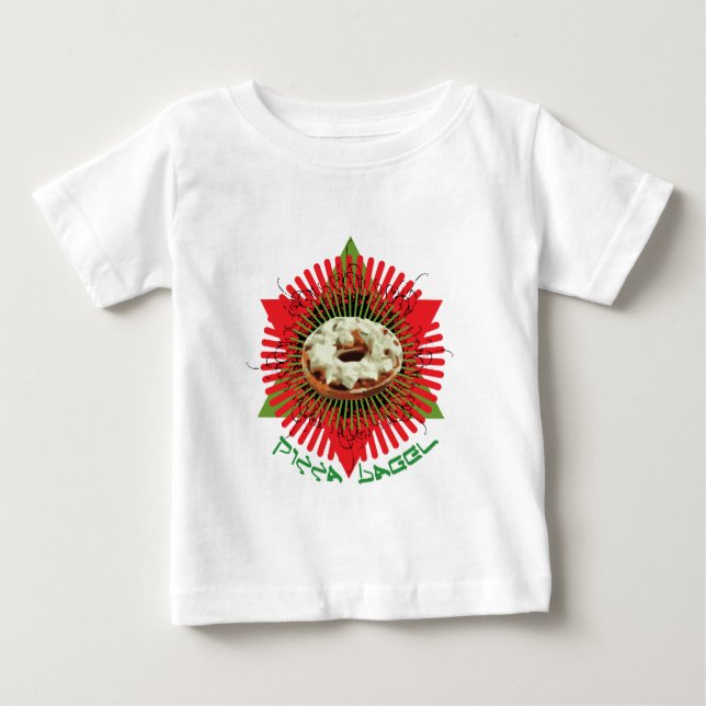 Pizza-Bagel: Jüdischer Italiener Baby T-shirt (Vorderseite)