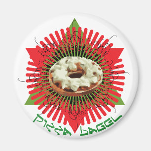 Pizza Bagel: Jüdisches Italienisch Magnet