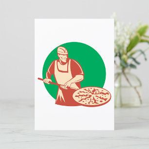 Pizza Baker Einladung
