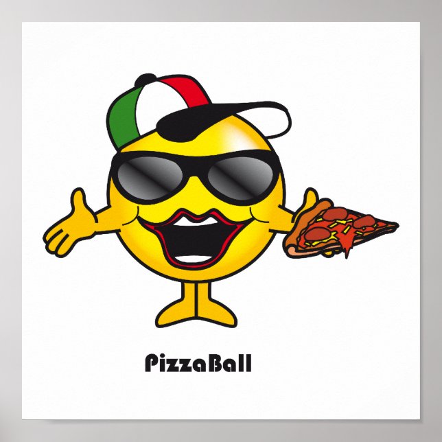 Pizza Ball Poster (Vorne)