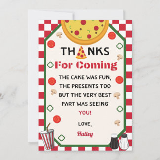 Pizza Birthday Party Danke