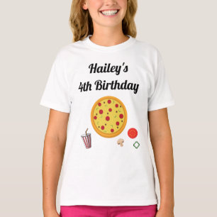 Pizza Birthday Party T - Shirt