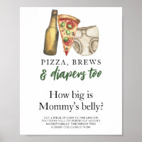 Pizza, Brews and Diapers Wie groß ist der Bauch de