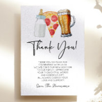 Pizza Brews und Diapers auch! Babyparty