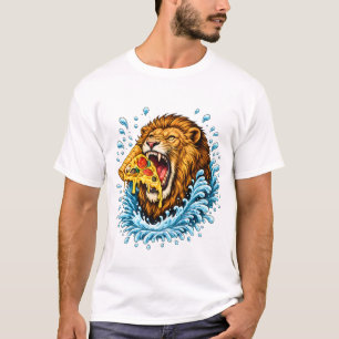 Pizza Brüllen T-Shirt