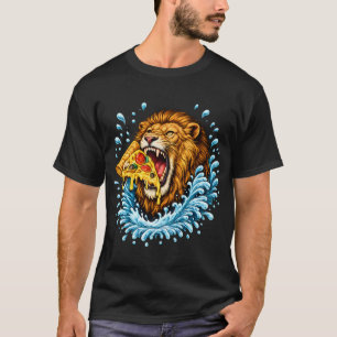 Pizza Brüllen T-Shirt