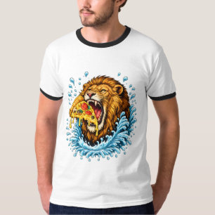 Pizza Brüllen T-Shirt