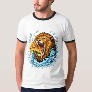 Pizza Brüllen T-Shirt