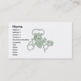 Pizza Business Card Visitenkarte