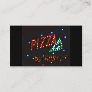 Pizza Business Card Visitenkarte