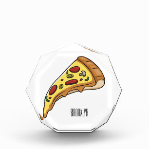 Pizza Cartoon Illustration Fotoblock