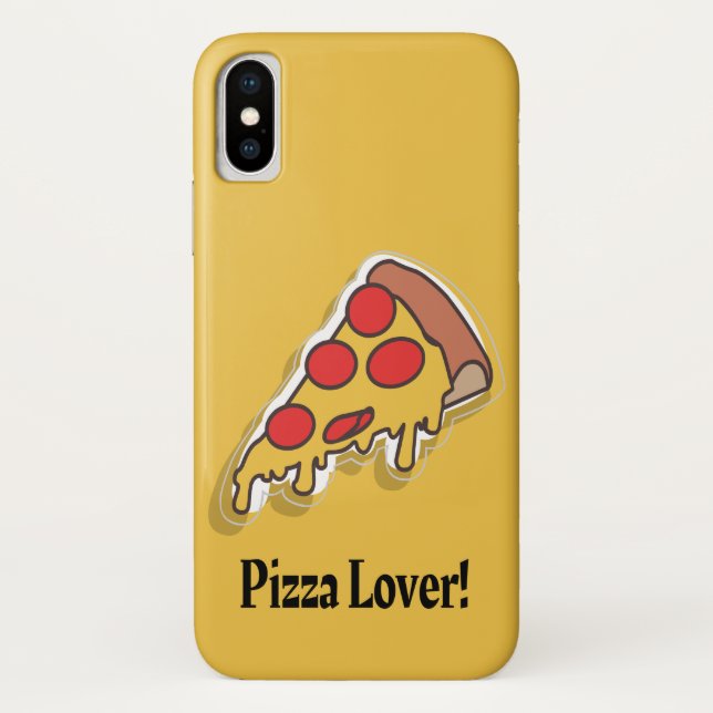 Pizza Case-Mate Barely iPhone X Hülle (Rückseite)